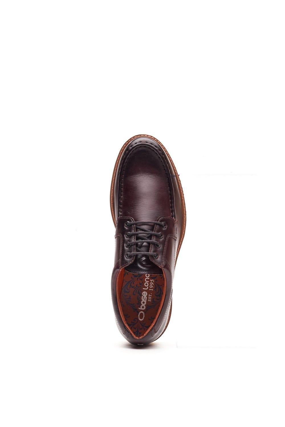 Base London Base London Men's Langdon Apron Toe Shoe in Brown - 4