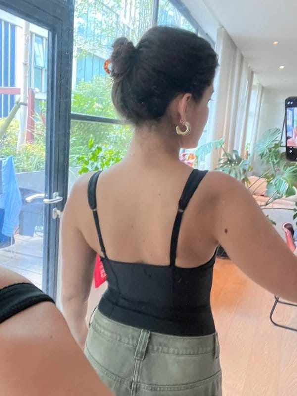 Urban Outfitters Black stretchy leotard - 1