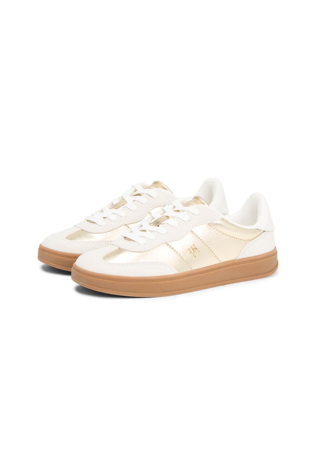 Tommy Hilfiger Tommy Hilfiger Women's Mu Jackie Metallic Ecru/Gold in Gold - 4