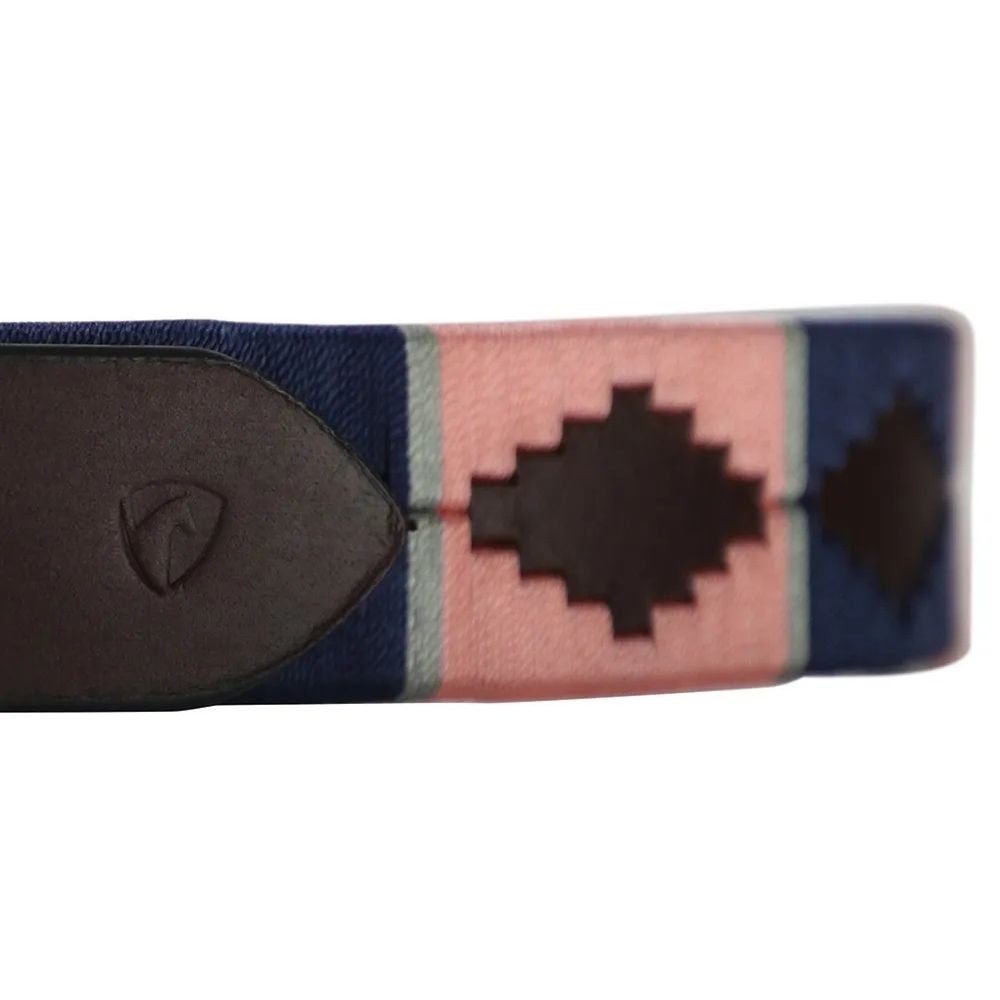 HyFASHION HyFASHION Men's Synergy Leather Polo Belt in Bottle Green - 2