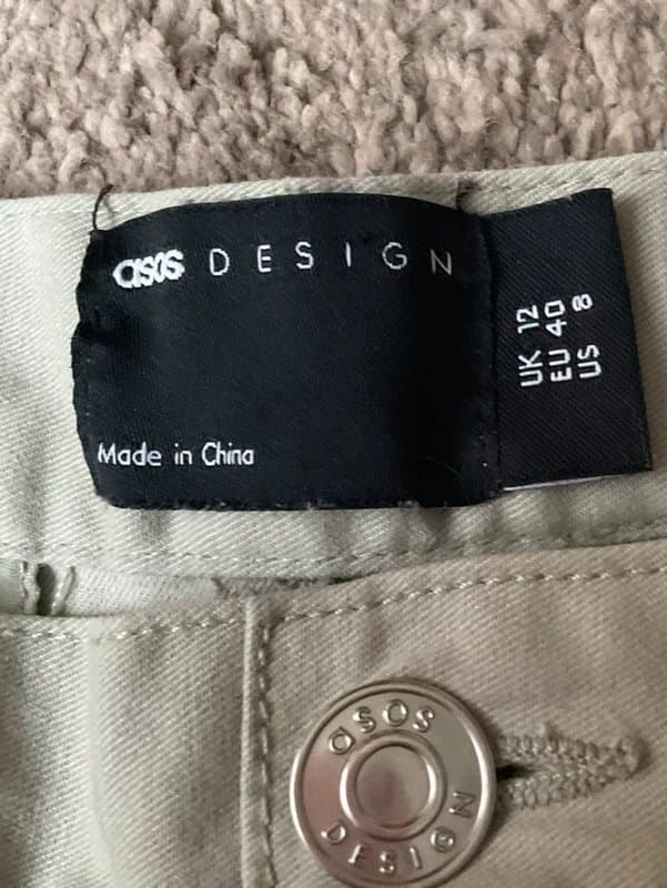 ASOS Cargo pants. Colour has a slight green tinge.