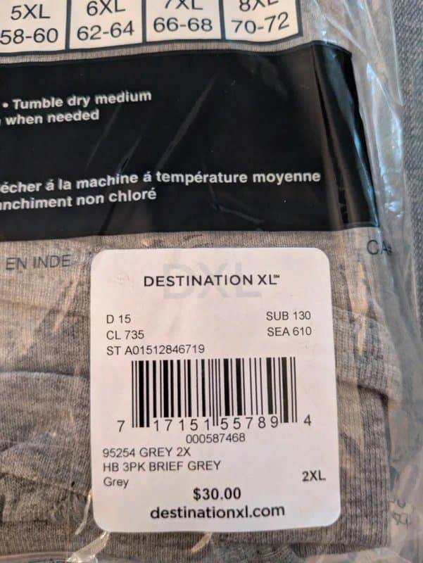 harbor bay Men's Harbor Bay underwear