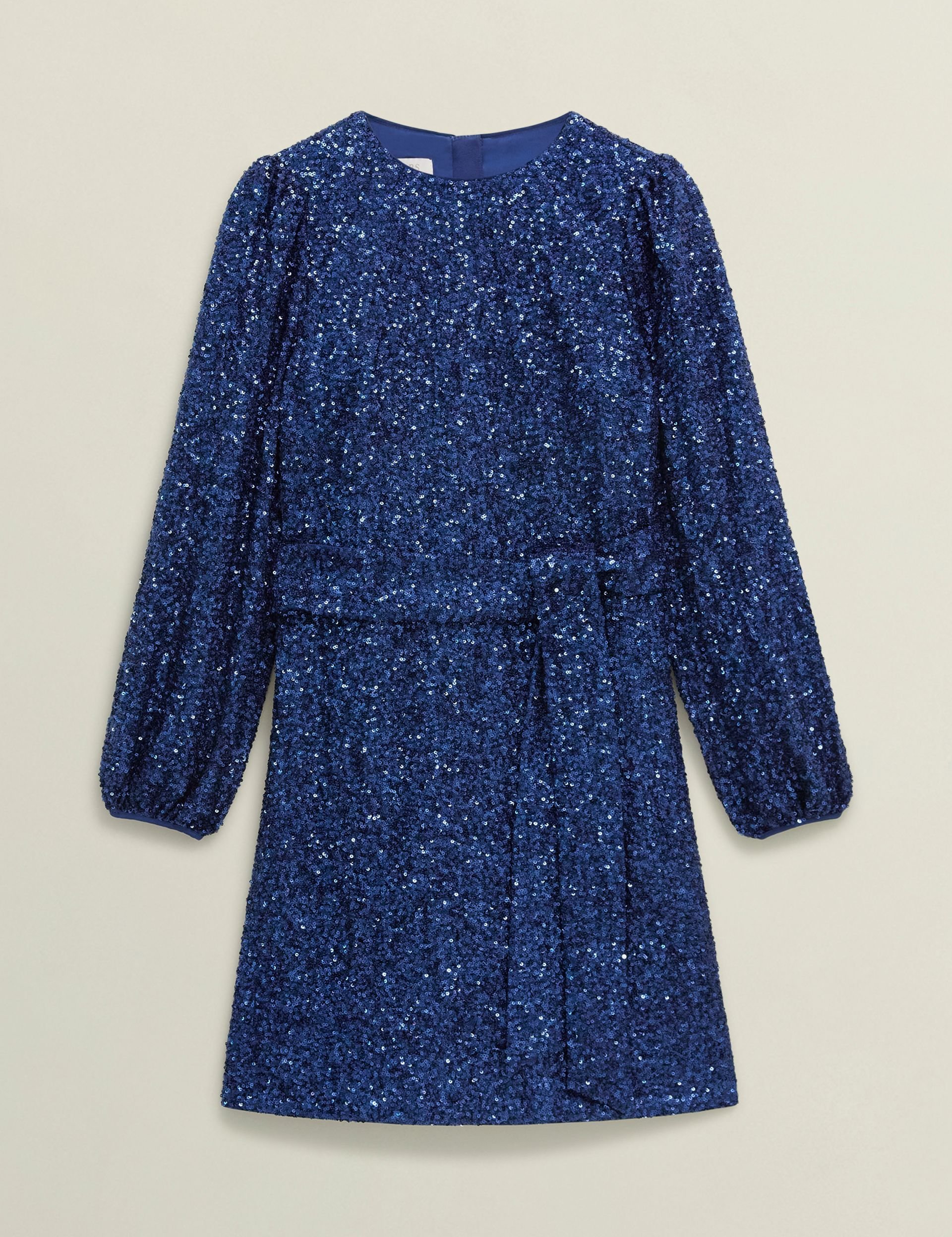 Hobbs London Hobbs London Women's Bette Sequin Mini Dress in Royal - 2