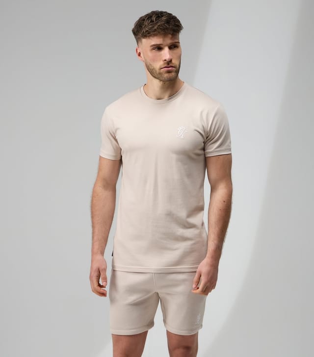 Gym King Men's Stone Fundamental Jersey T-Shirt Gym King New Look - 2