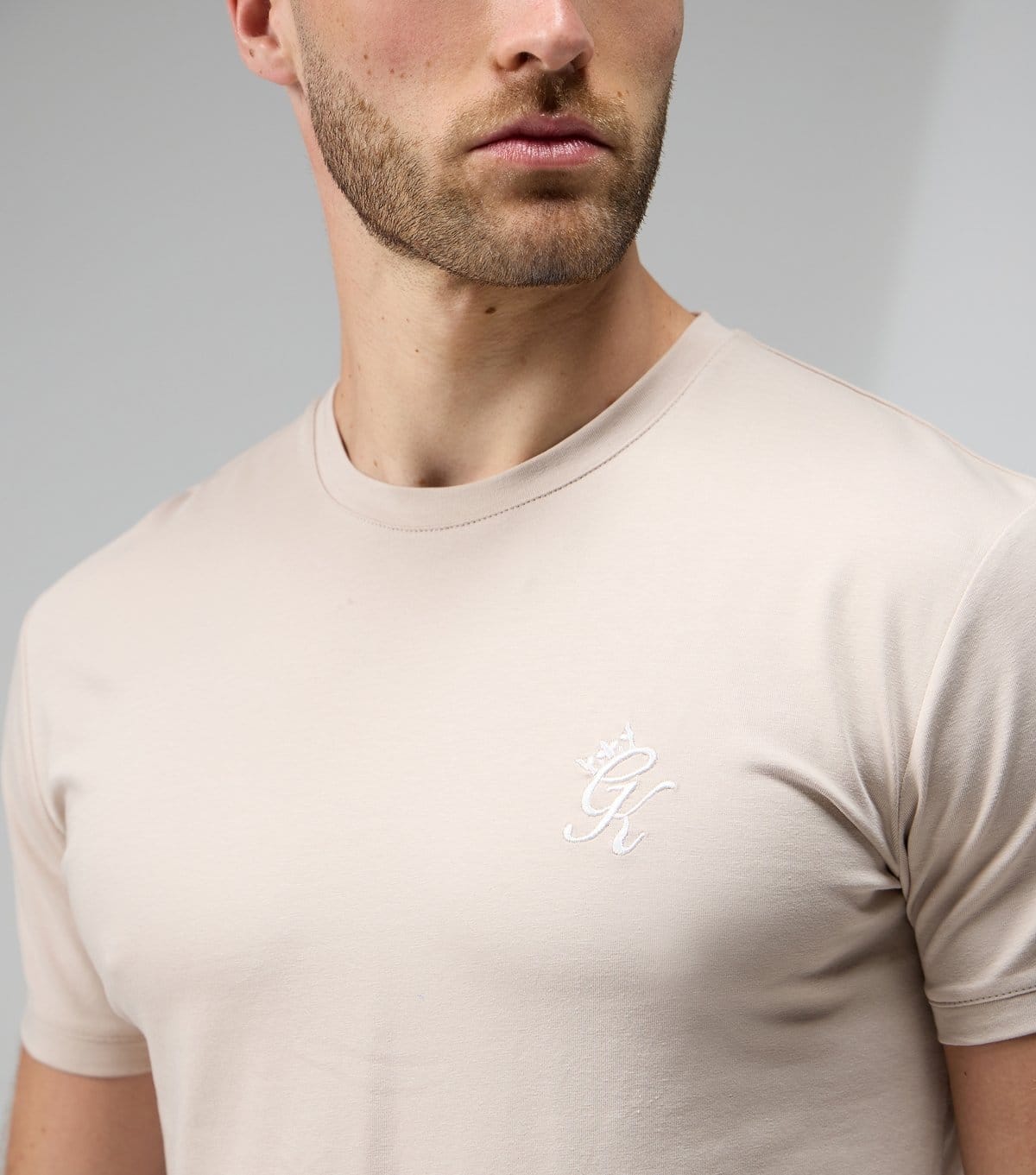 Gym King Men's Stone Fundamental Jersey T-Shirt Gym King New Look - 4