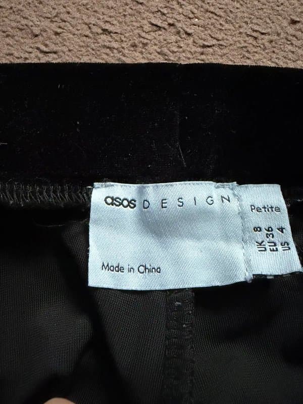 ASOS Velvet flared leggings