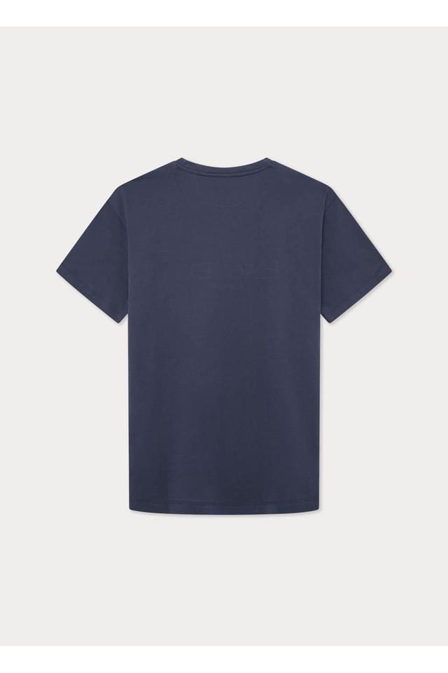 Hackett Hackett Men's Heritage Classic Large Logo Short Sleeve T-Shirt Navy - 2