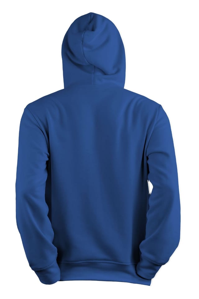 Bad Zebedee Bad Zebedee Men's Retro Steam Train Hoodie in Royal - 3