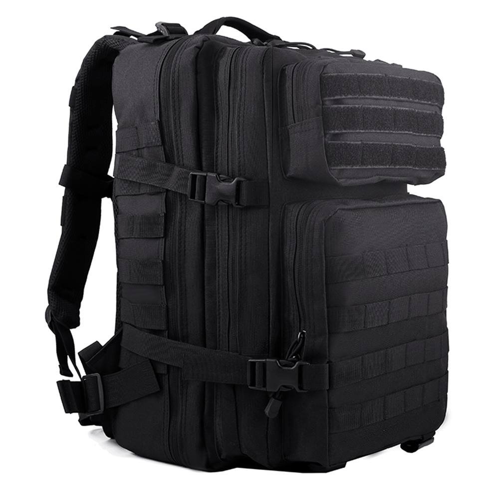 SPETLEK SPETLEK Men's 45L Military Tactical Backpack Molle Large Rucksack Bag in Black - 1