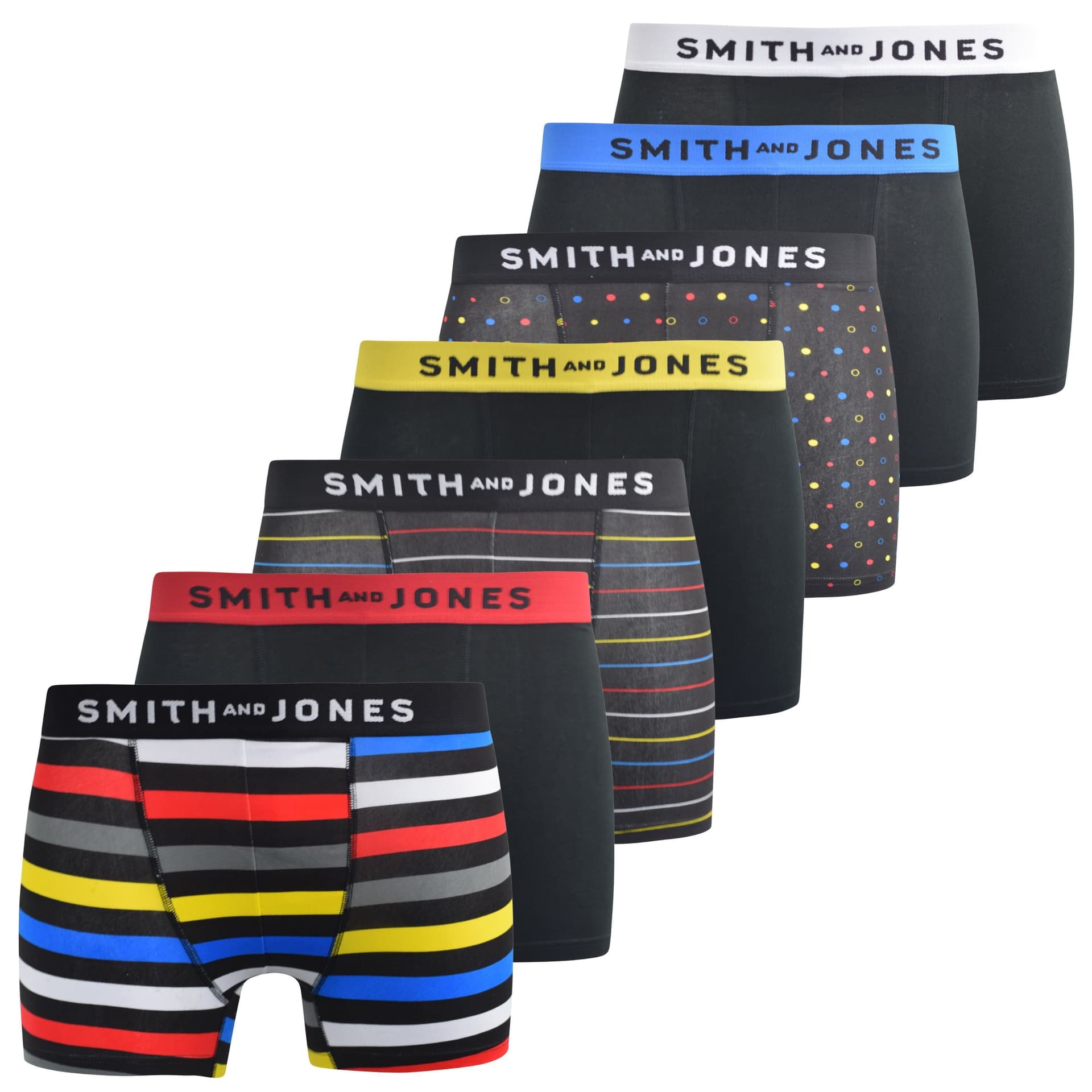 Smith & Jones Smith&Jones Men's Leland Boxers 7pk