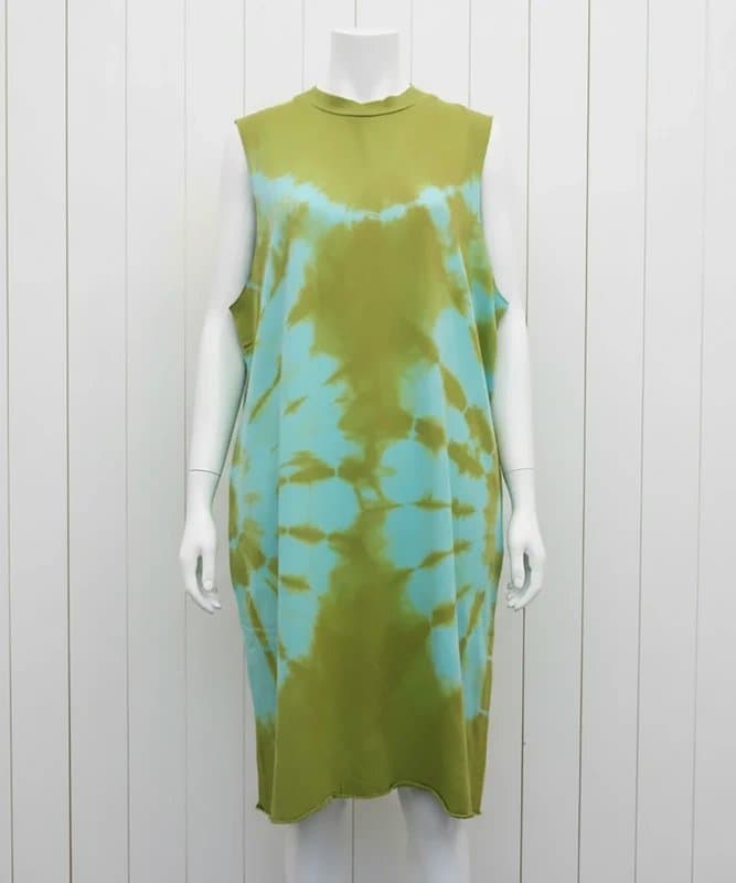 ASOS NEW turquoise olive sleeveless sweat Dress size 10