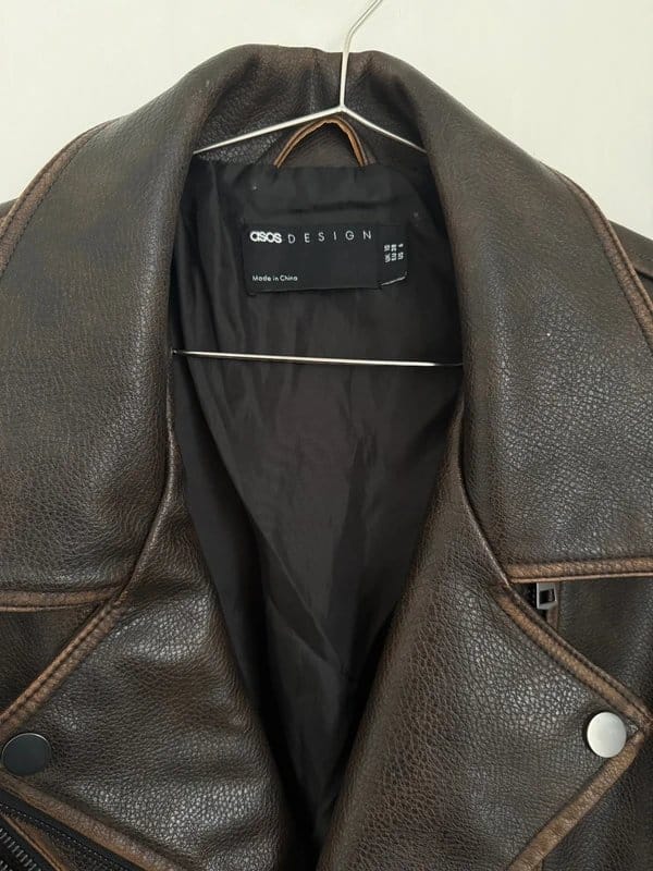 ASOS Brown Leather Jacket