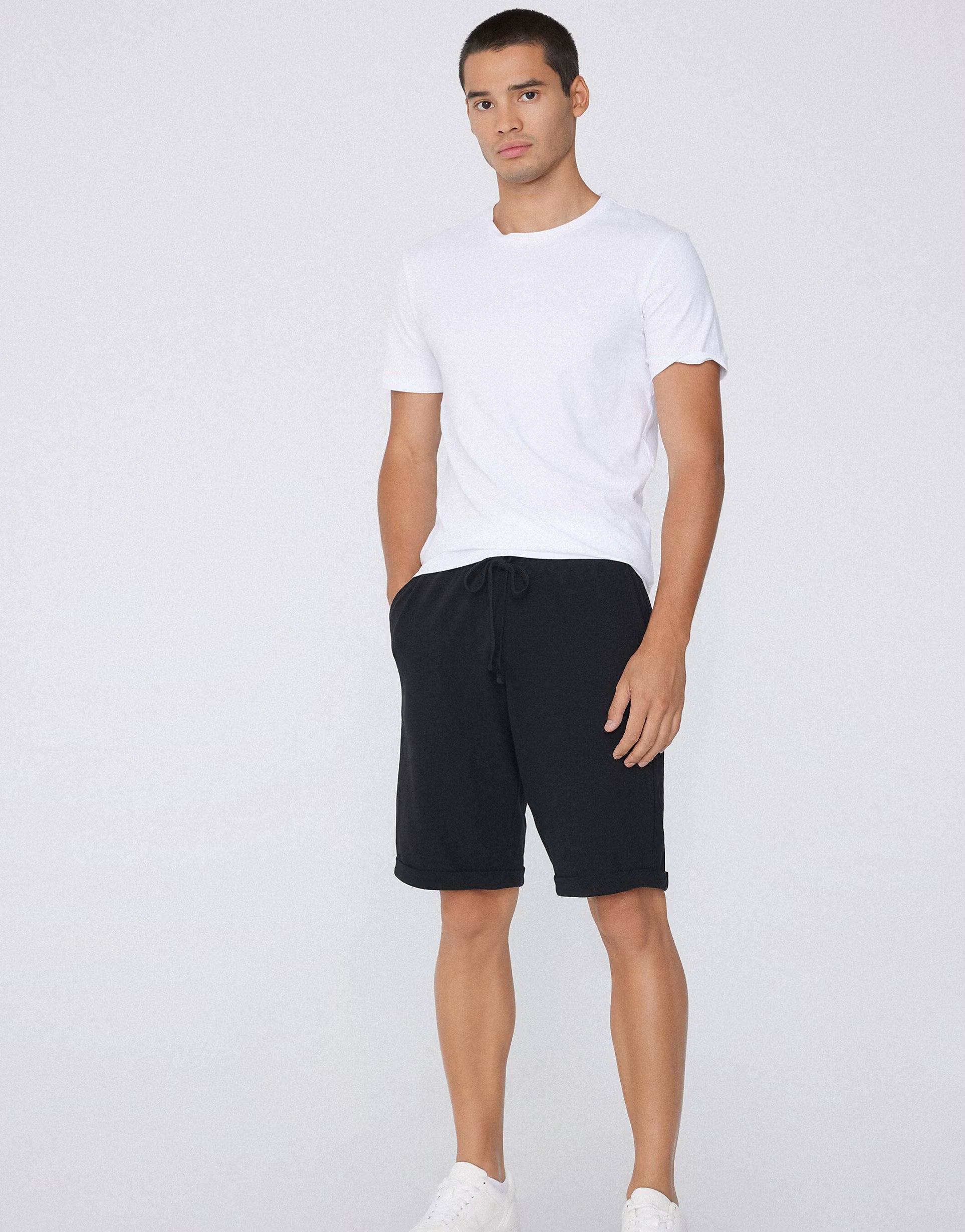 ASOS Tezenis Piqué shorts in black - 1