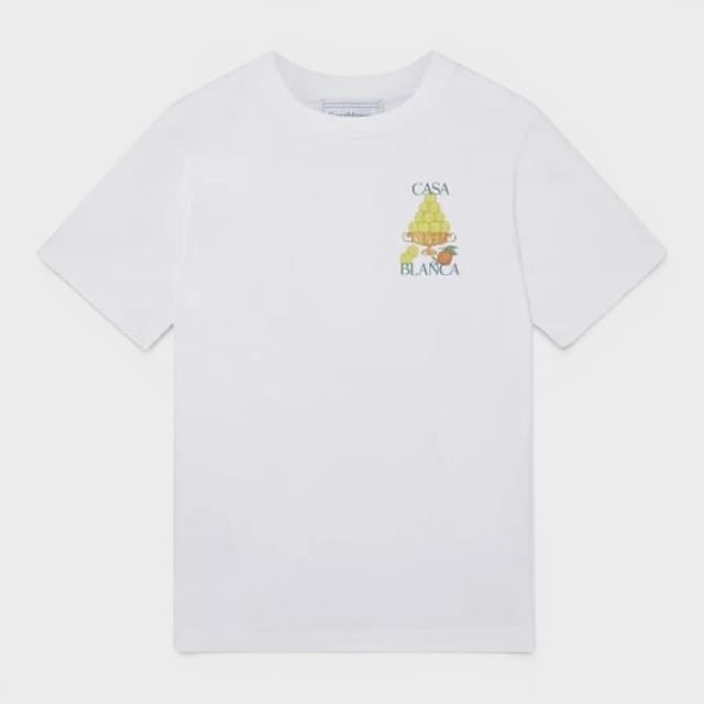 Casablanca Casablanca Men's Le Triomphe De Tennis Printed T-Shirt White - 3