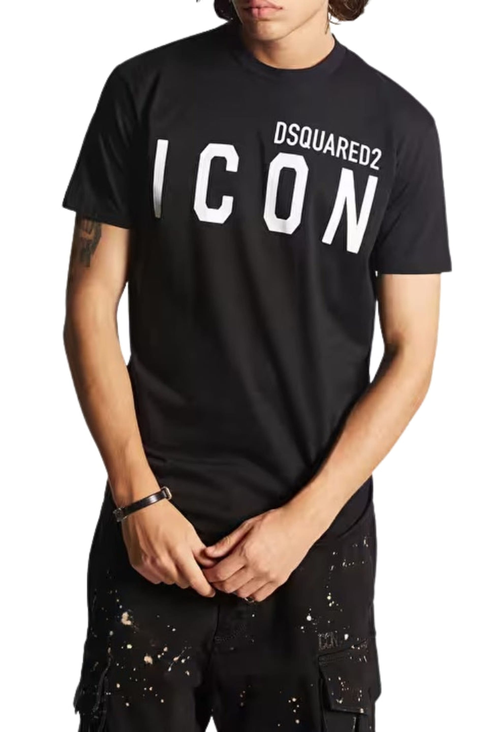 Dsquared2 Dsquared2 Men's Icon Cool T-Shirt Black White - 4