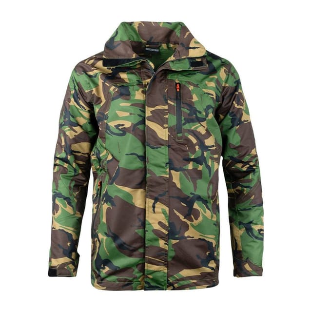 Speero Speero Men's Sirius Tech-Lite Camo Waterproof Jacket in Dark Green - 2