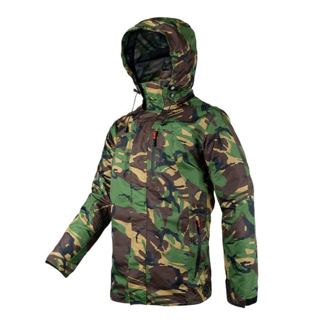 Speero Speero Men's Sirius Tech-Lite Camo Waterproof Jacket in Dark Green - 3