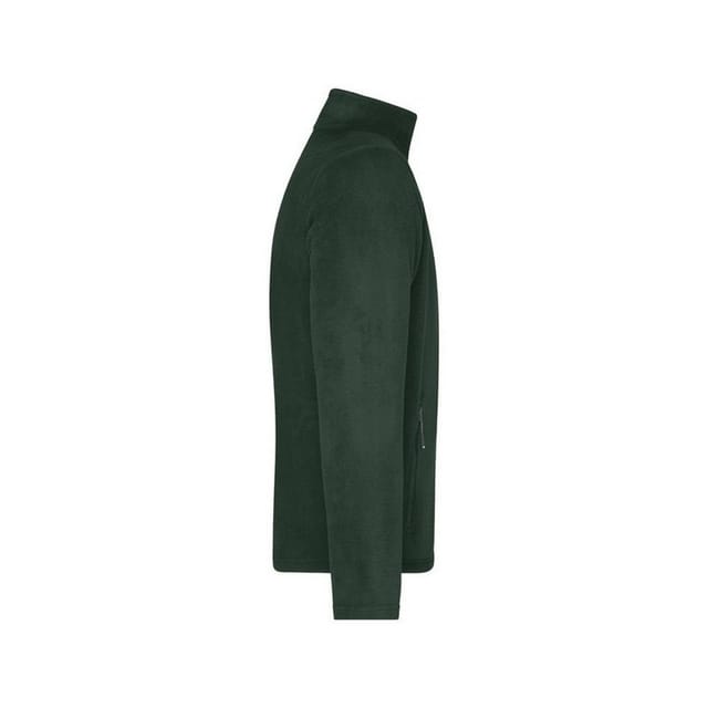 James and Nicholson James and Nicholson Men's Fleece Jacket in Dark Green - 3
