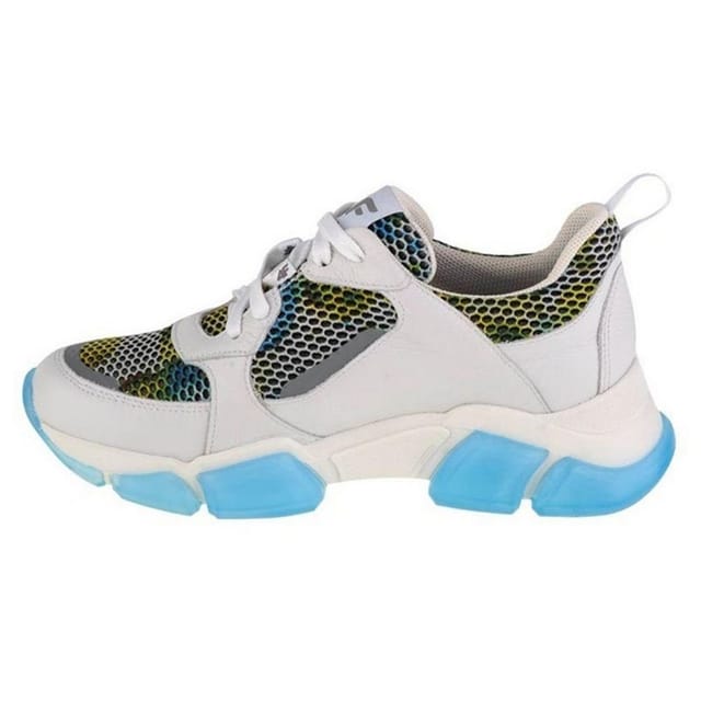 4F 4F Women's Full Grain Leather Trainers in Off-White - 2