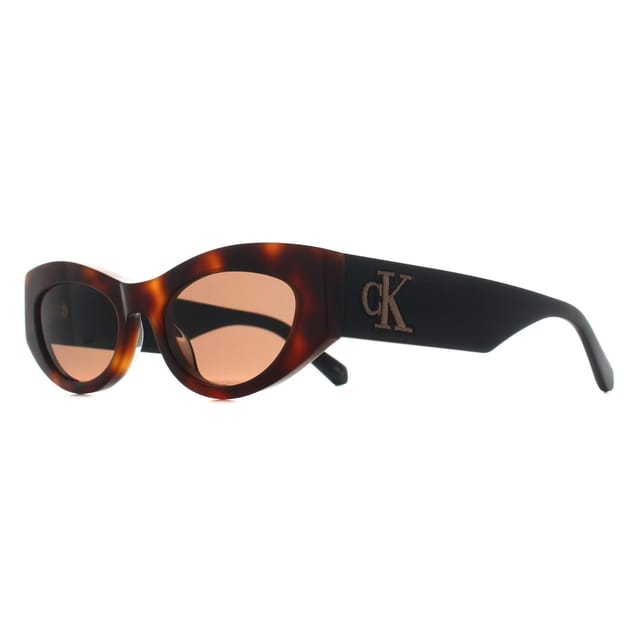 Calvin Klein CALVIN KLEIN Women's Cat Eye Tortoise Brown CKJ24626S - 2
