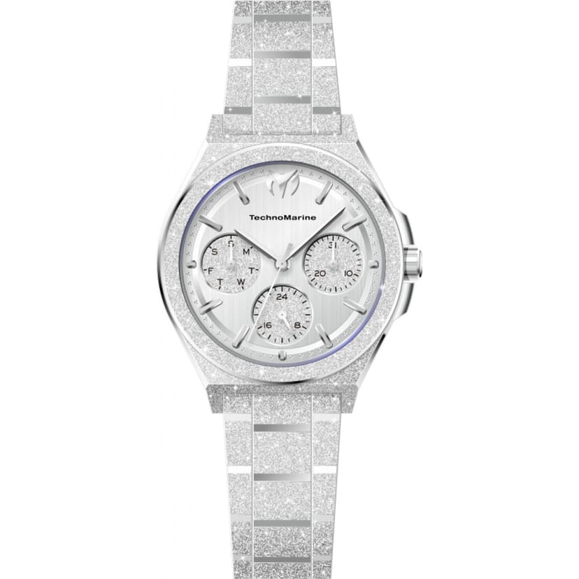 TechnoMarine TechnoMarine Men's TM-318148 Ocean 34mm Quartz Watch in Silver - 1