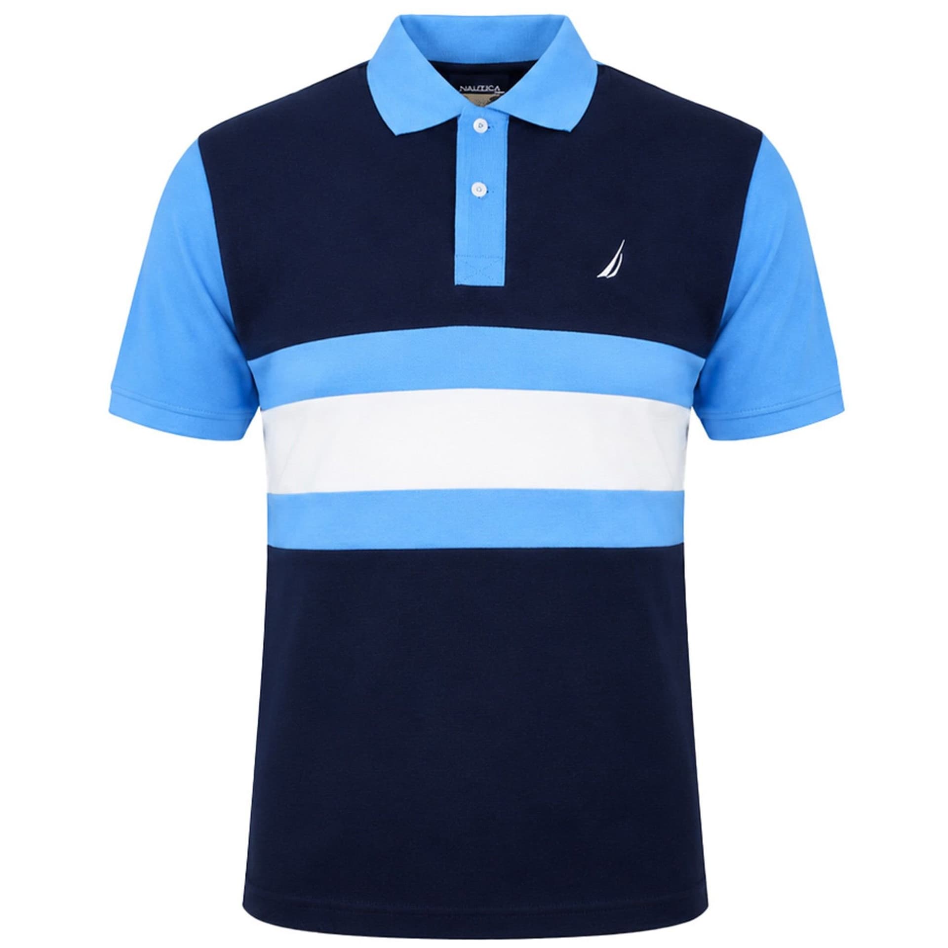 Nautica Nautica Men's Dent Blue Polo Shirt