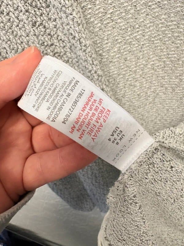 New Look new look Grey Marl Batwing Kimono Cardigan Lightweight Layering UK 8-12 New Look 1281