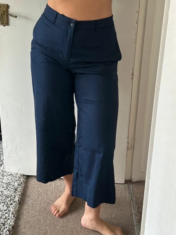 Lauren Ralph Lauren Ralph Lauren short wide-leg trousers - 1