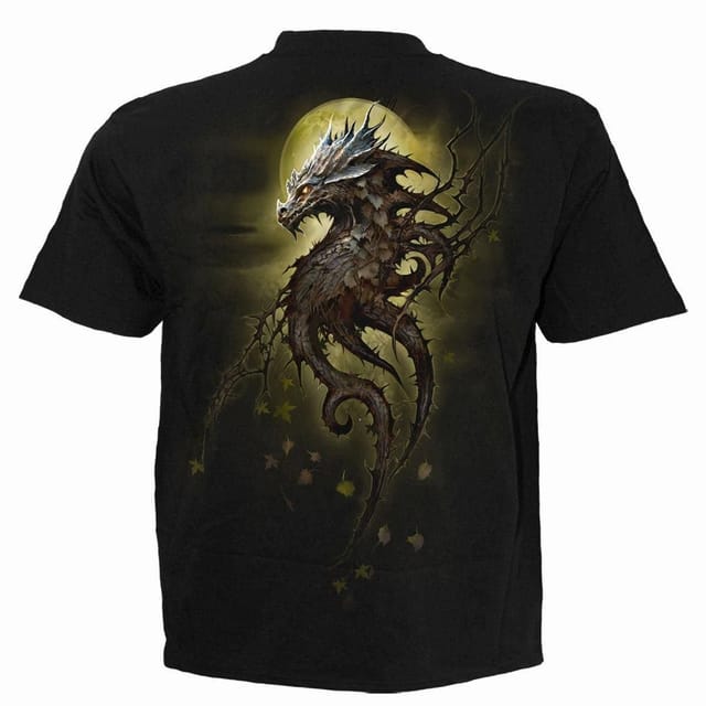 Spiral Spiral Men's OAK DRAGON - T-Shirt Black - 2