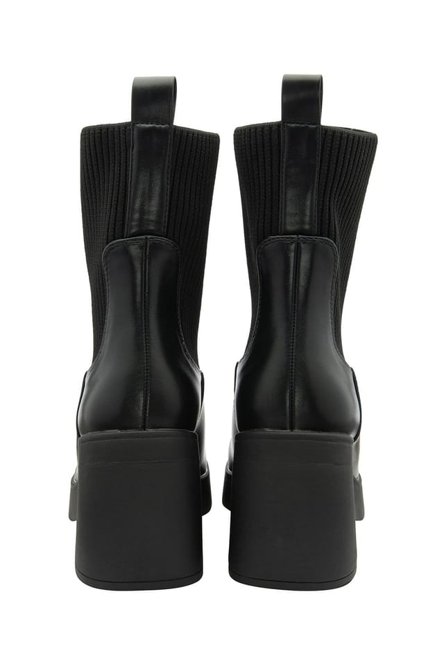 Ravel Ravel Women's Black 'Horton' Block-Heel Ankle Boots - 3
