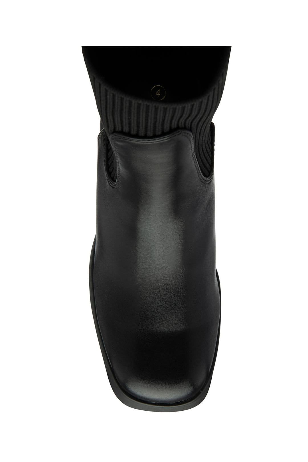 Ravel Ravel Women's Black 'Horton' Block-Heel Ankle Boots - 4