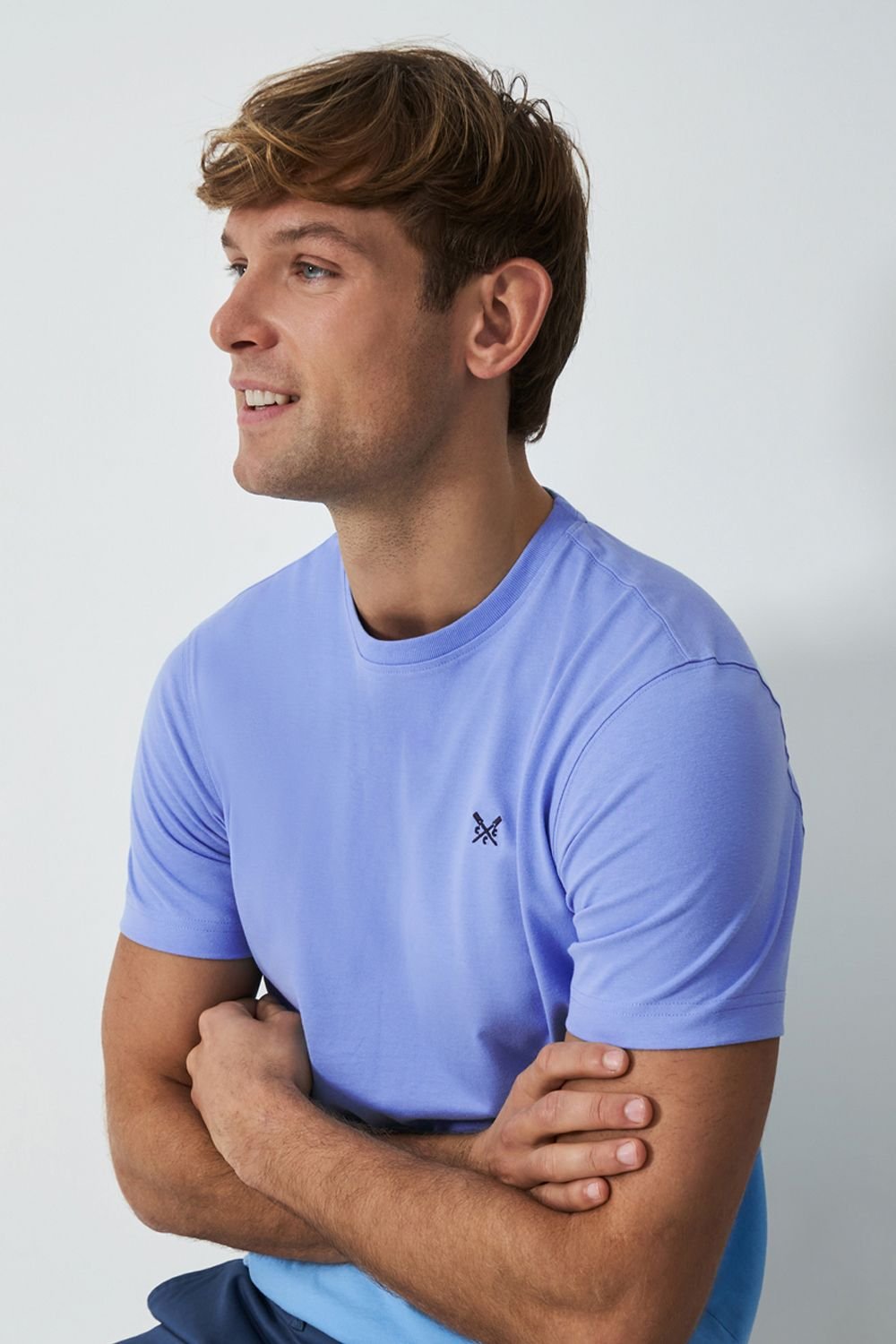 Crew Clothing Crew Clothing Men's Crew Classic T-Shirt Sky Blue - 2