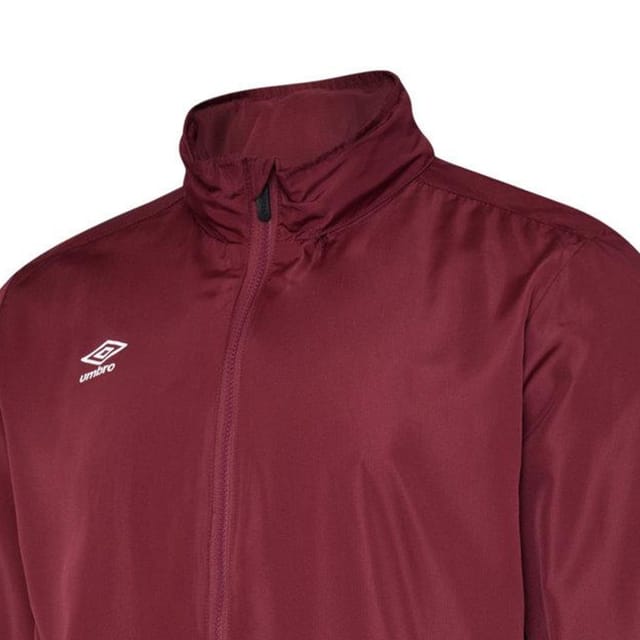 Umbro Umbro Men's Club Essential Light Waterproof Jacket in Burgundy - 3