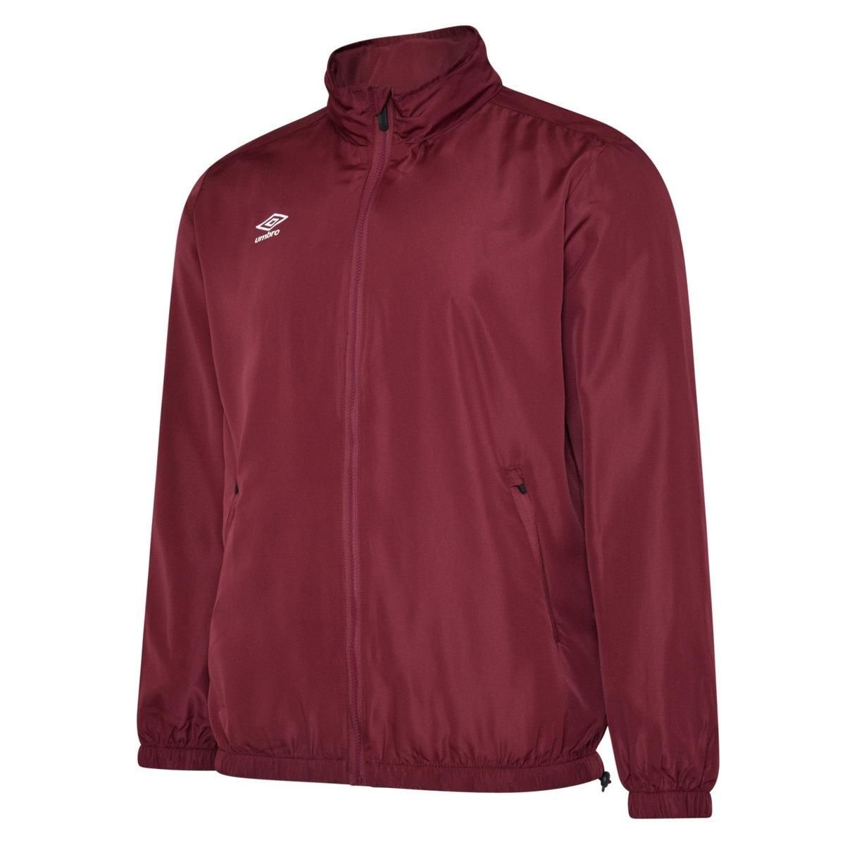 Umbro Umbro Men's Club Essential Light Waterproof Jacket in Burgundy - 4