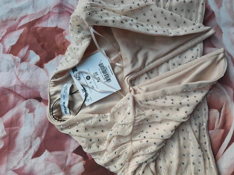 Bershka Bershka rhinestone corset top  M 8-10