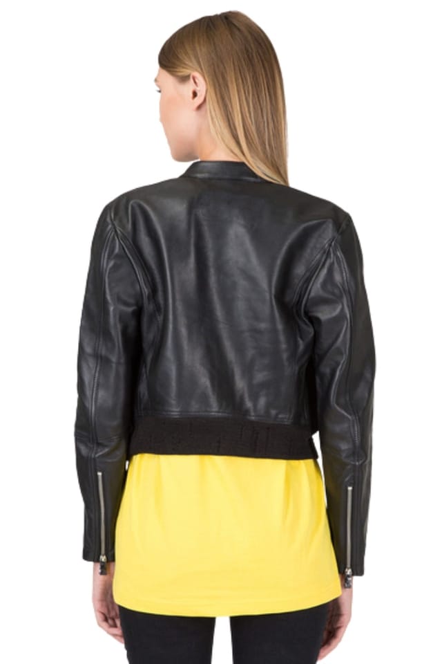 Diesel Diesel Women's L-lyssa-c Long Sleeve Bomber Jacket in Black - 2