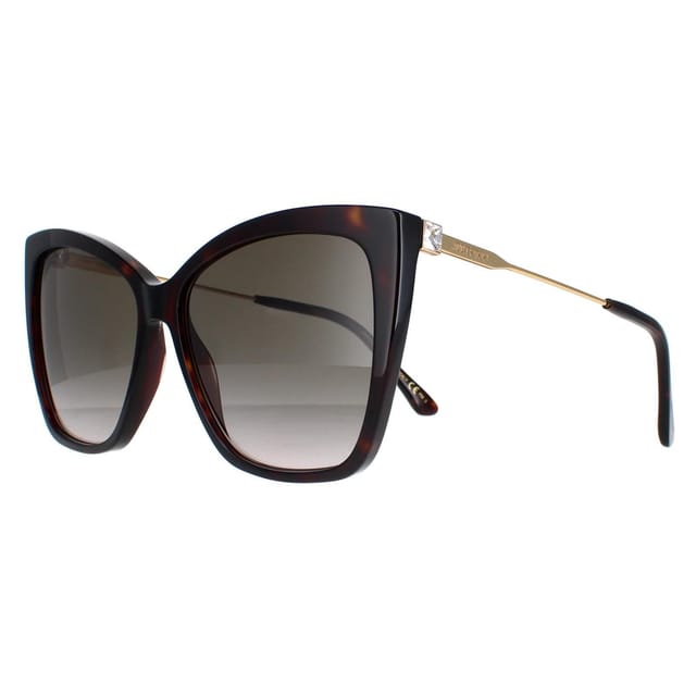 Jimmy Choo Jimmy Choo Women's Cat Eye Dark Havana Brown Gradient Seba/S - 2