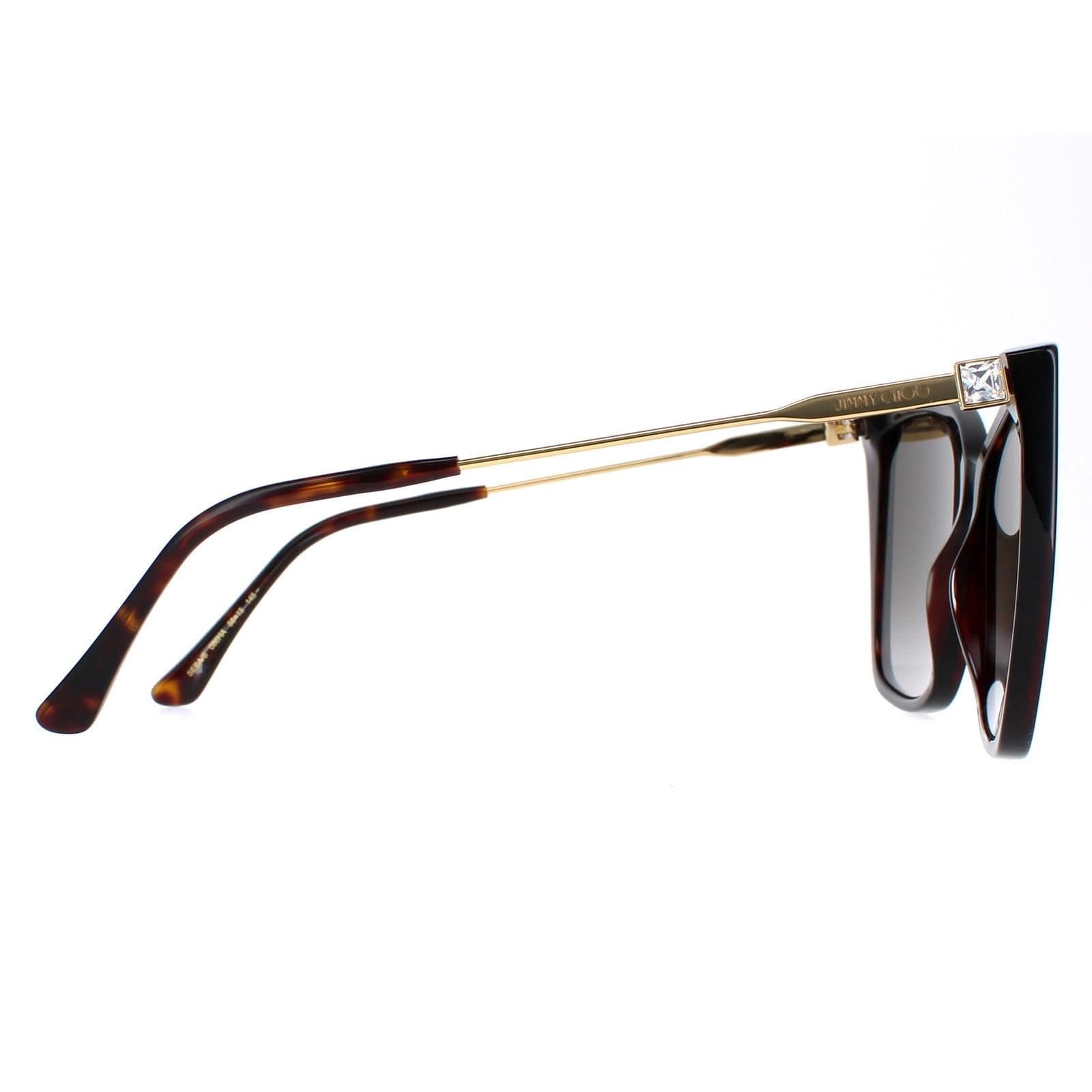 Jimmy Choo Jimmy Choo Women's Cat Eye Dark Havana Brown Gradient Seba/S - 4