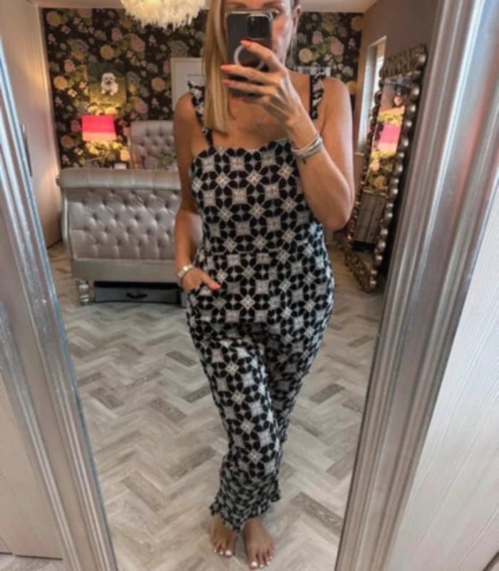 Never Fully Dressed Never Fully Dressed broderie anglais jumpsuit size 12