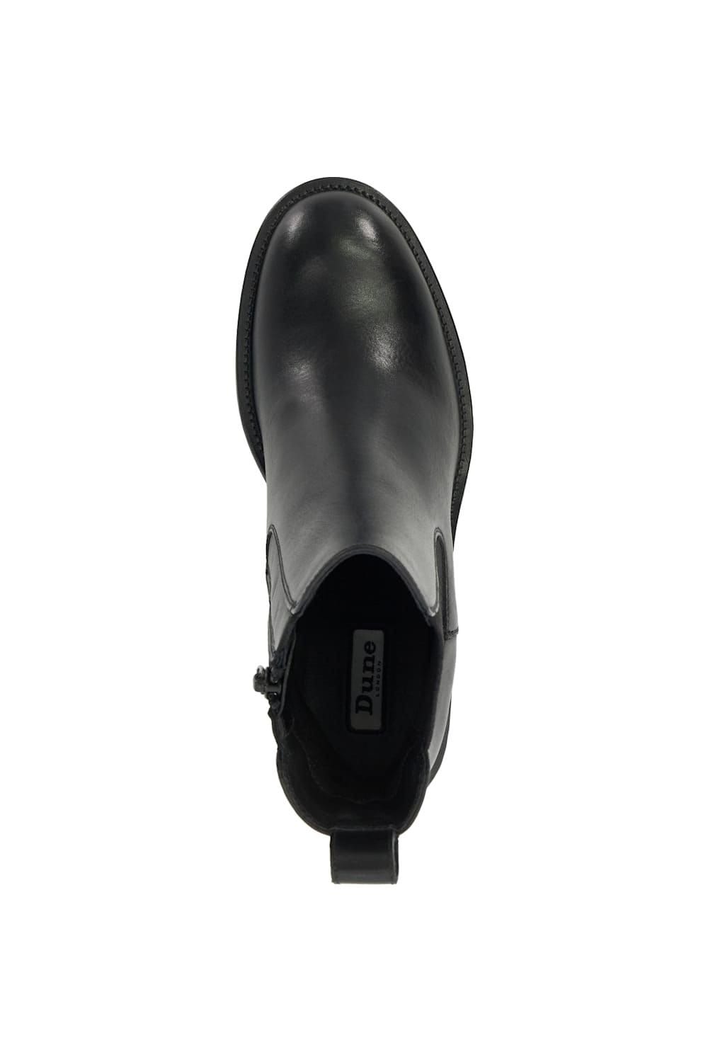 Dune London Dune London Women's 'Positivity' Leather Ankle Boots in Black - 4