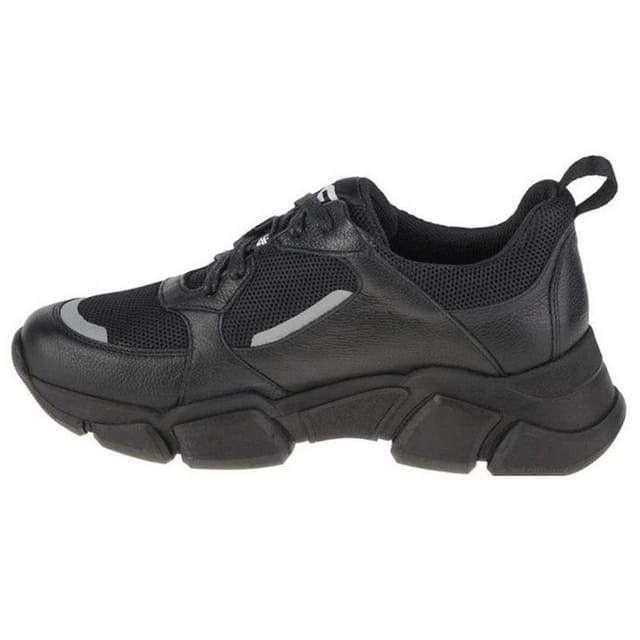 4F 4F Women's Full Grain Leather Trainers in Black - 2