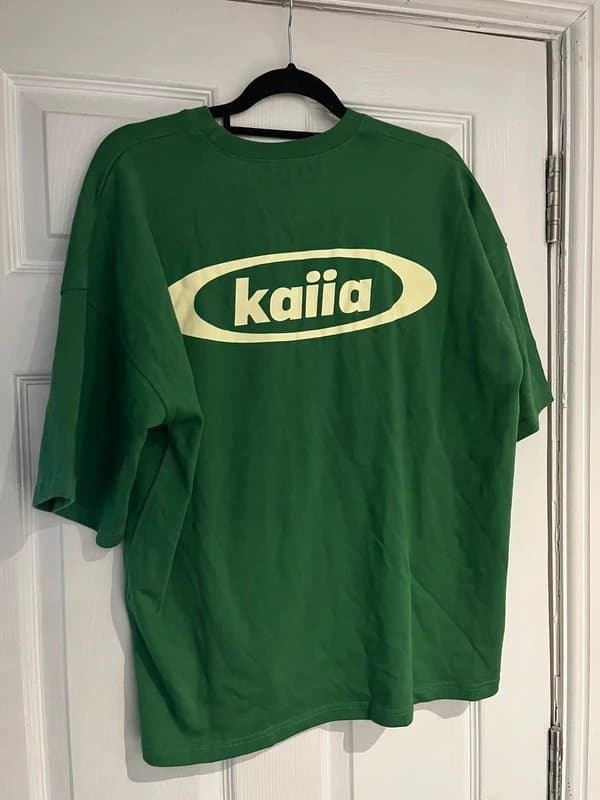 kaiia the label Green oversized tshirt