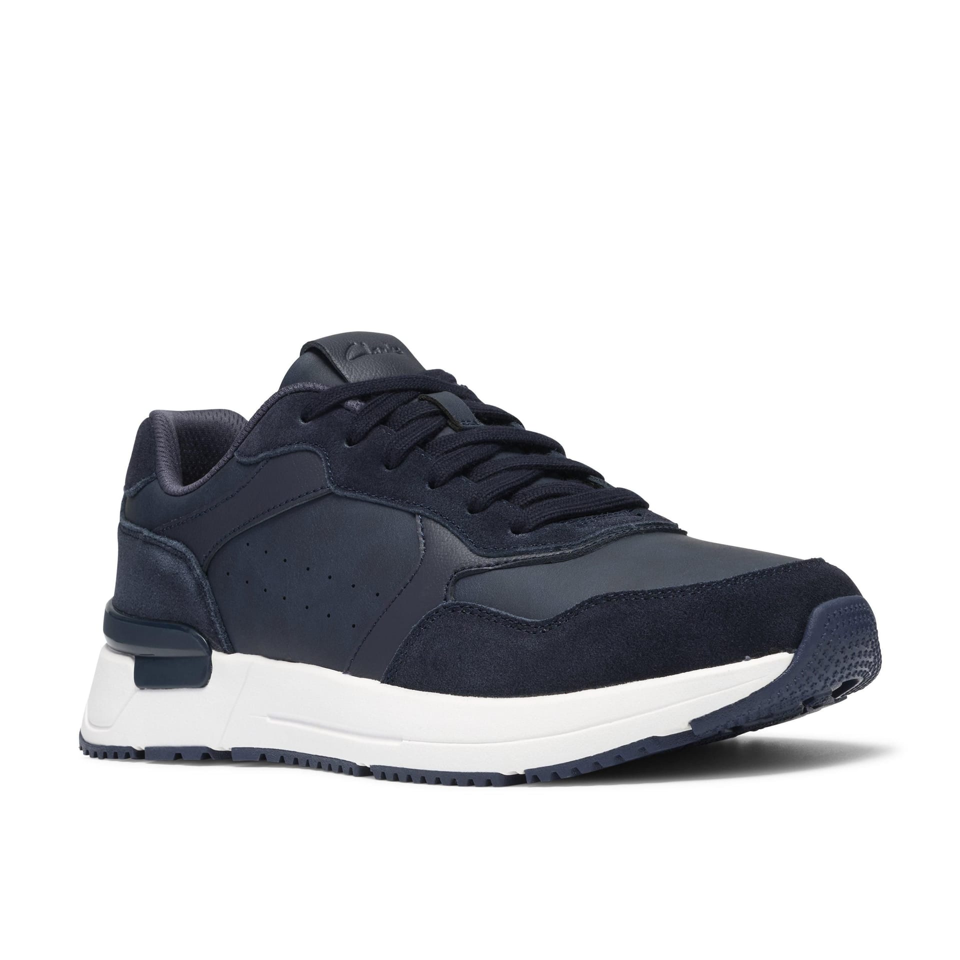 Clarks Clarks Men's Brayford Run Navy Trainers - 4