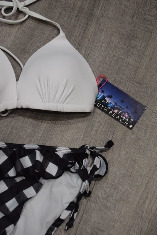 south beach asos New mix & match padded halter neck toe side bikini set size 8   k9