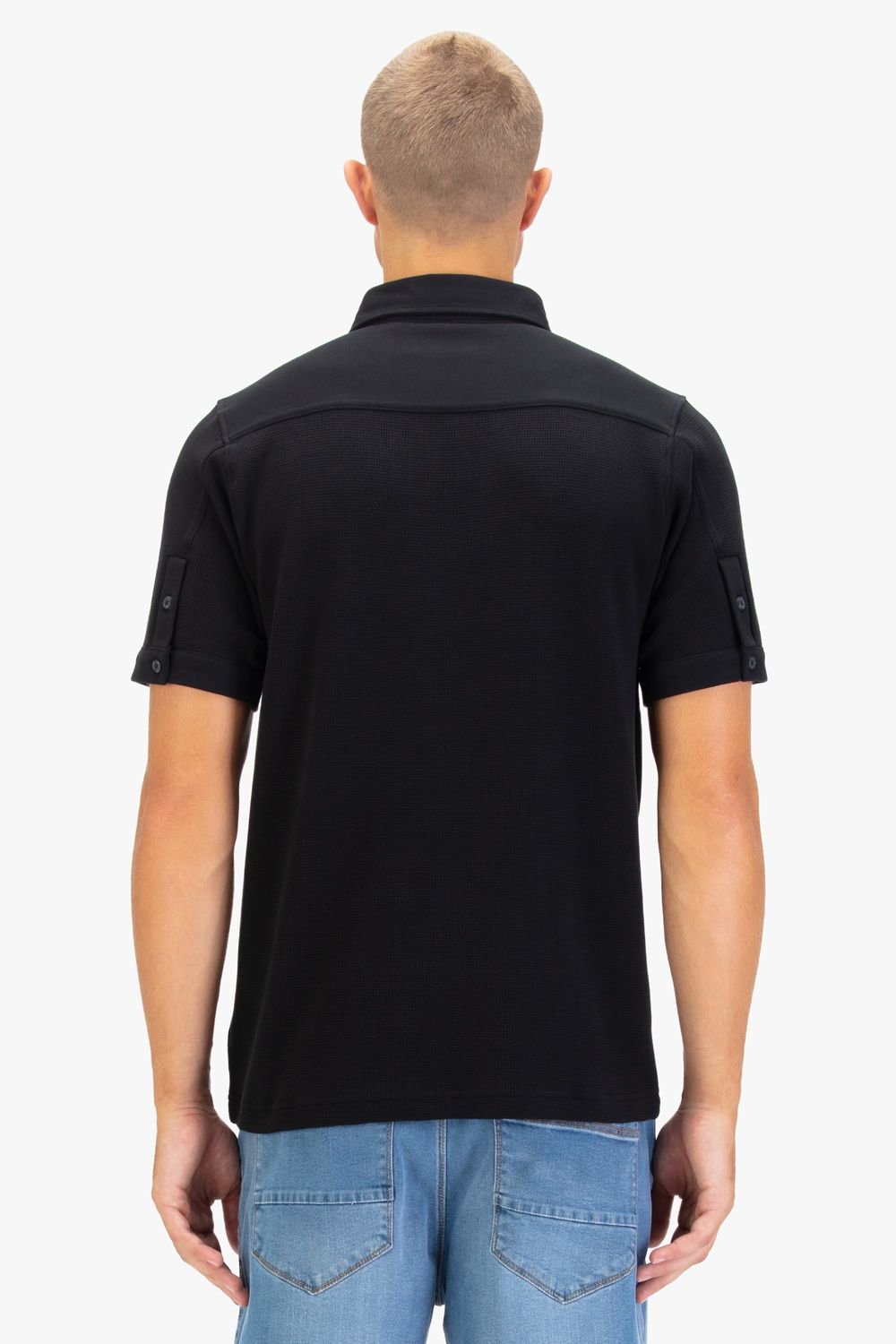 Luke 1977 Luke 1977 Men's New Larry Textured Polo in Black - 2