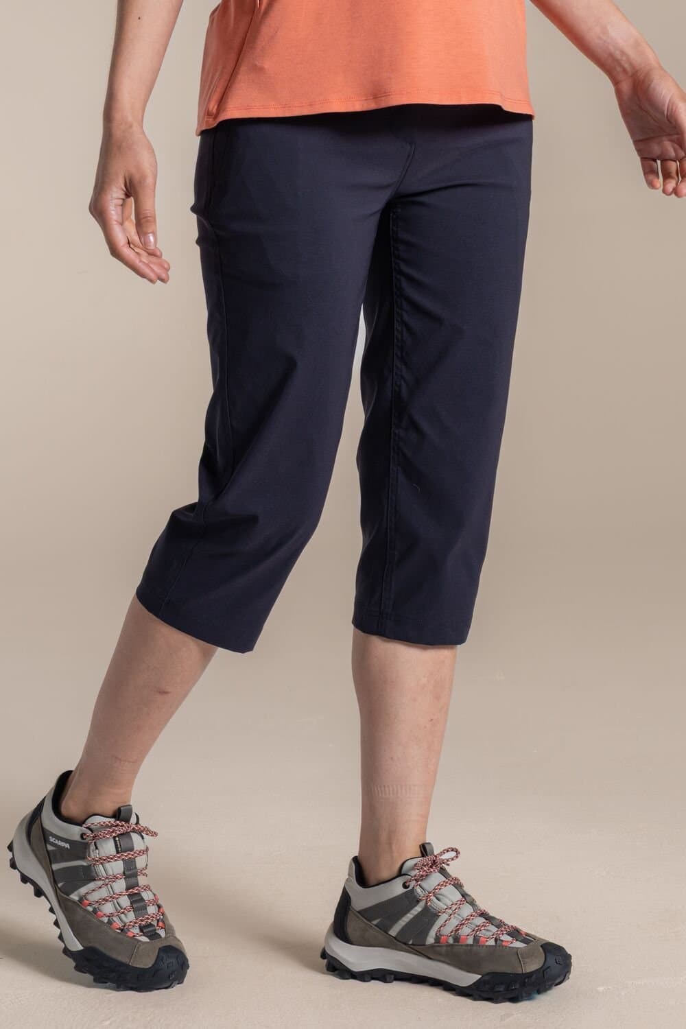 Craghoppers Craghoppers Dark Navy Anti-Insect Cropped Trousers