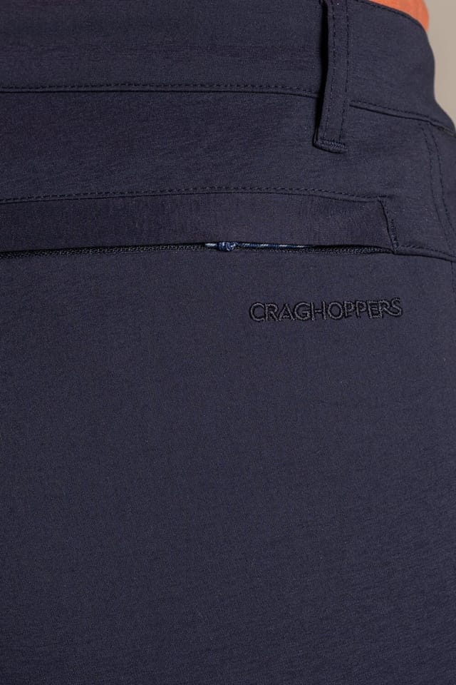 Craghoppers Craghoppers Women's Kiwi Pro III Cropped Water Repellent Anti-Insect Trousers in Dark Navy - 3