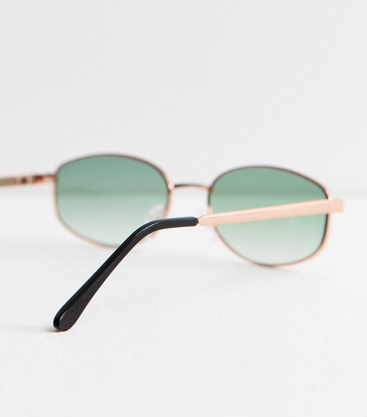 New Look Green Lens Metal Oval Sunglasses New Look - 4