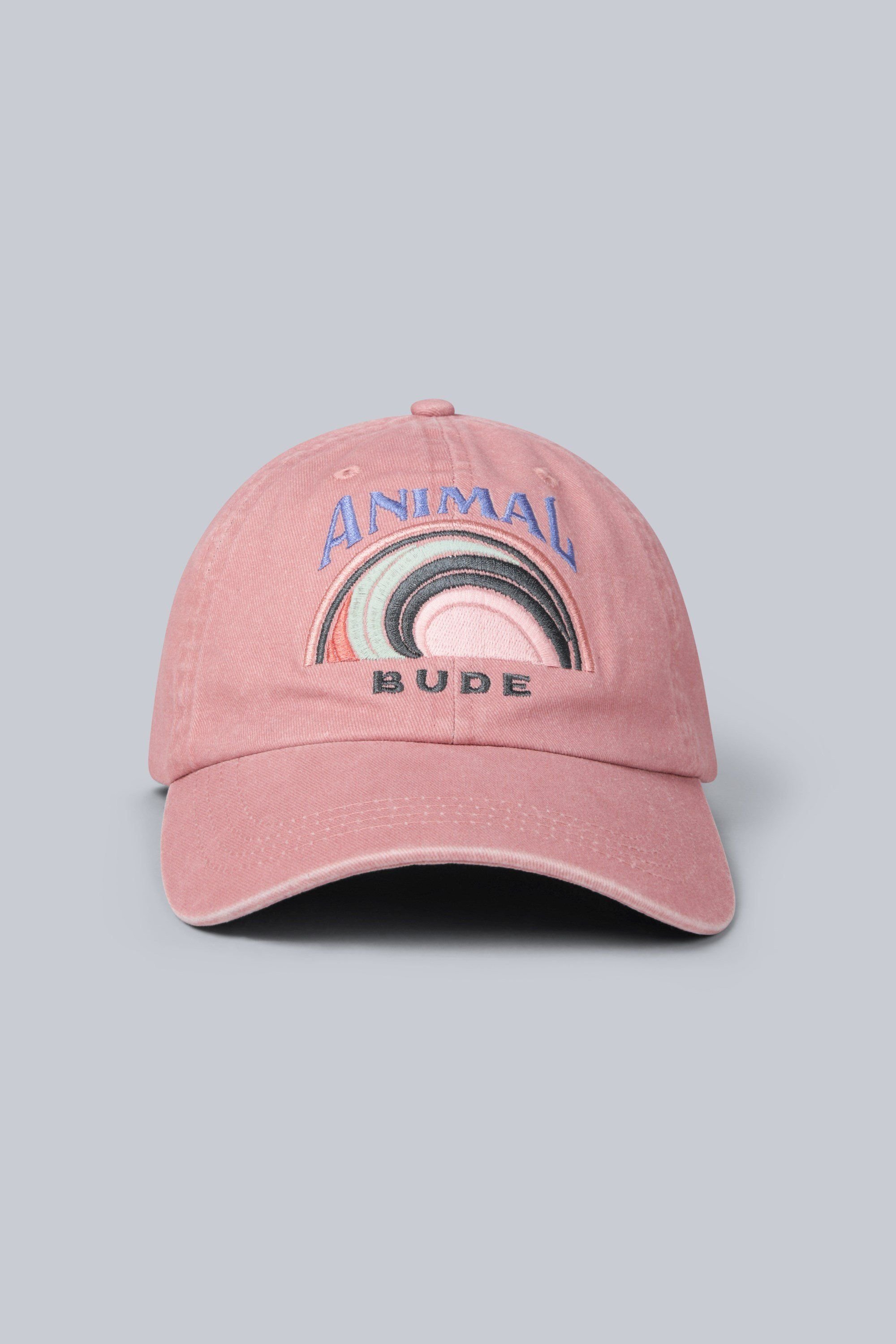 Animal Animal Men's 'Bude' Lightweight Comfortable Adjustable Strap Outdoor Baseball Cap in Coral - 1