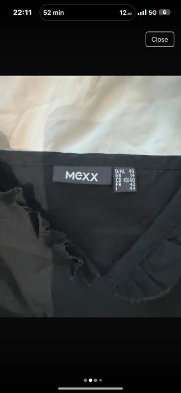 Mexx Black Mexx 100% cotton sundress